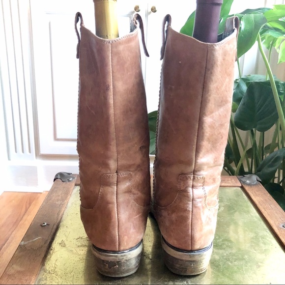 Cognac Roper boots - Picture 4 of 7